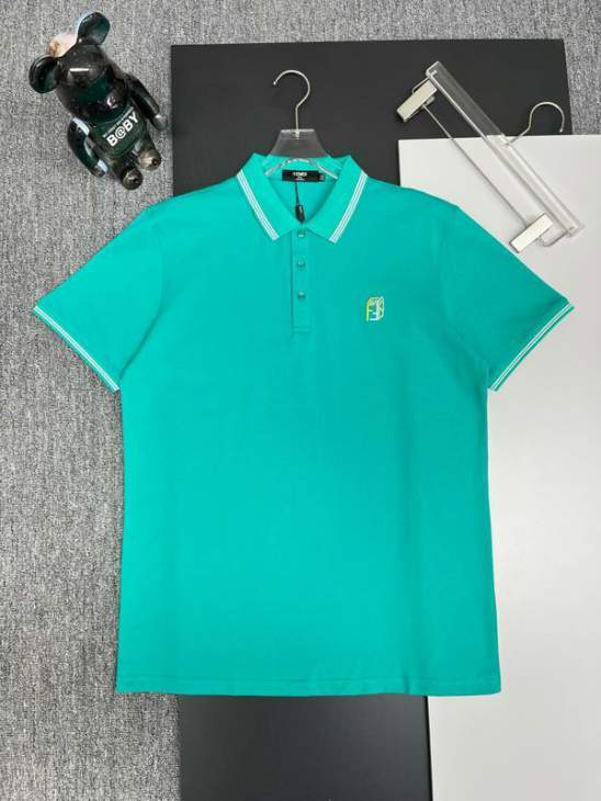 Picture of Fendi Polo Shirts Short _SKUFendiM-3XLaztx940428120